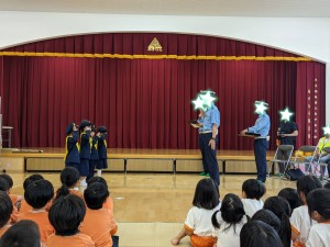 交通安全指導がありました