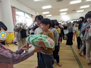 保育公開がありました（５歳児さくら組）