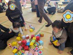 保育公開がありました（０歳児うめ組）