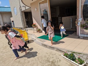 あすなろ会合同避難訓練がありました