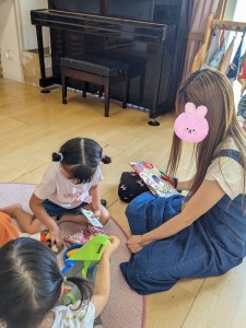 ９月のお誕生会がありました（３、４、５歳児）