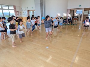 ９月のお誕生会がありました（３、４、５歳児）