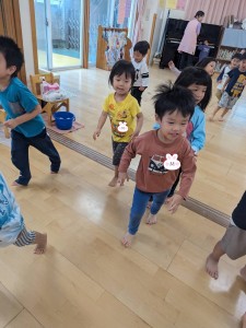 １０月のお誕生会がありました（３、４、５歳児）