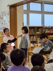 １０月のお誕生会がありました（３、４、５歳児）