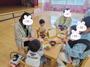 １０月のお誕生会がありました（３、４、５歳児）