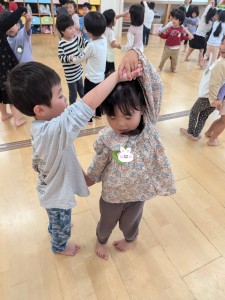１０月のお誕生会がありました（３、４、５歳児）