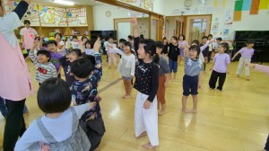 １０月のお誕生会がありました（３、４、５歳児）
