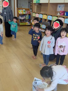 ３月のお誕生会がありました（３、４、５歳児クラス）
