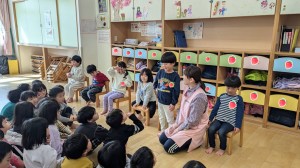３月のお誕生会がありました（３、４、５歳児クラス）