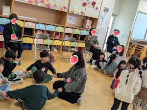 ３月のお誕生会がありました（３、４、５歳児クラス）