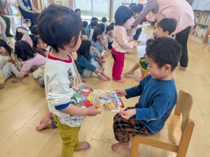４月のお誕生会がありました（３、４、５歳児クラス）