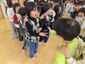 ４月のお誕生会がありました（３、４、５歳児クラス）