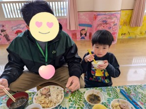 ４月のお誕生会がありました（３、４、５歳児クラス）