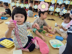 ６月のお誕生会がありました（０歳・１歳・２歳）