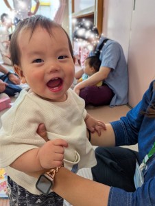 保育公開がありました（０歳児うめ組）