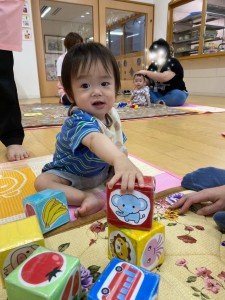 保育公開がありました（０歳児うめ組）