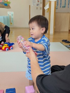 保育公開がありました（０歳児うめ組）