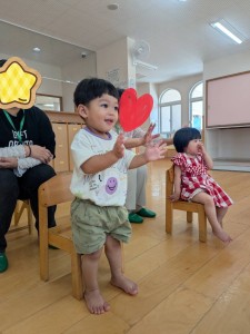 7月のお誕生会がありました（０歳・１歳・２歳）