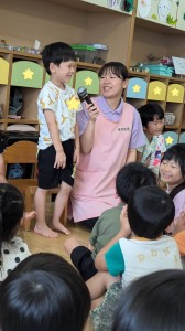 ７月のお誕生会がありました（３・４・５歳児）