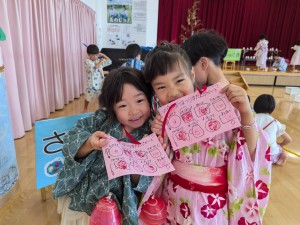 七夕まつりをしました（３・４・５・歳児）