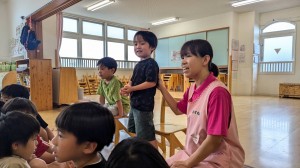 ９月のお誕生会がありました（３、４、５歳児）