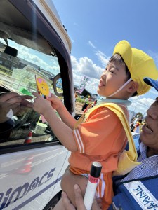 秋の交通安全教室がありました（４・５歳児）