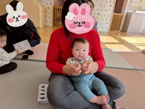 保育公開がありました（０歳児うめ組）