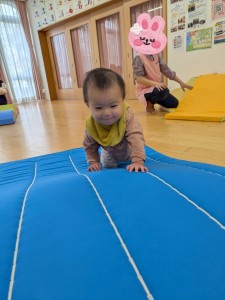 保育公開がありました（０歳児うめ組）