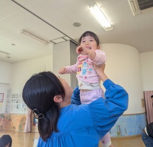 保育公開がありました（１歳児もも組）