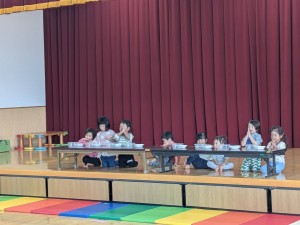 保育公開がありました（２歳児たんぽぽ組）