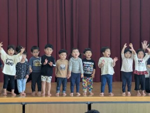 保育公開がありました（２歳児たんぽぽ組）
