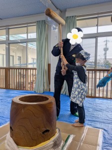 交通安全・防犯教室／おもちつき会がありました