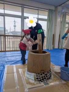 交通安全・防犯教室／おもちつき会がありました