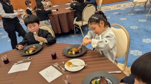 お食事会を行いました（５歳児さくら組）