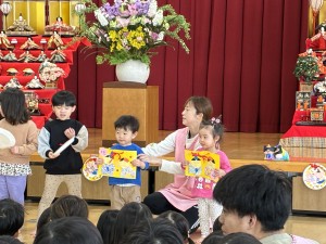 ひなまつり会がありました