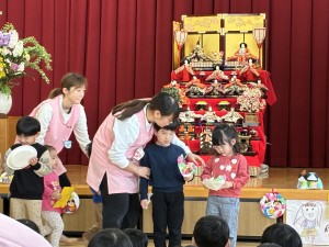 ひなまつり会がありました