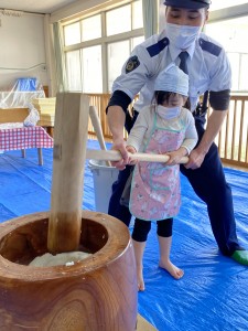 おもちつき会がありました