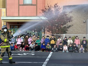 消防立ち会いの避難訓練がありました♪