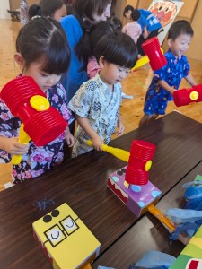 おまつりあそびをしました♪（３・４・５歳児）