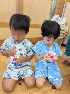 おまつりあそびをしました♪（３・４・５歳児）