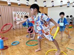 おまつりあそびをしました♪（３・４・５歳児）
