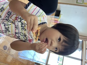 クッキングをしました🥄（３歳児💛すみれぐみ）