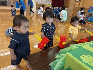 秋まつりがありました♪（0.1.2歳児）