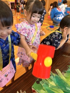 秋まつりがありました♪（0.1.2歳児）